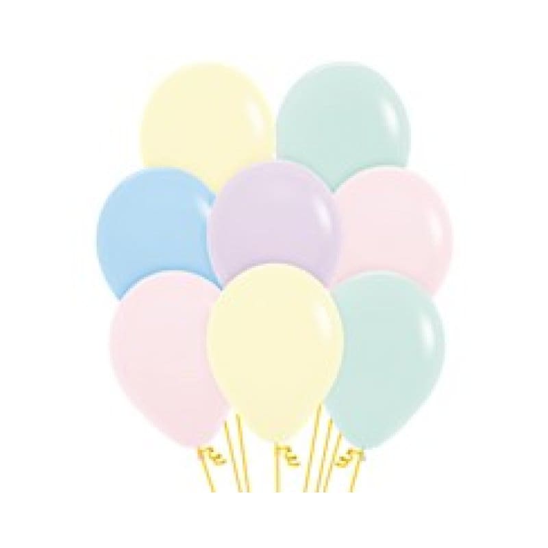 Balloons 30cm Matte Pastel Asst Pk25