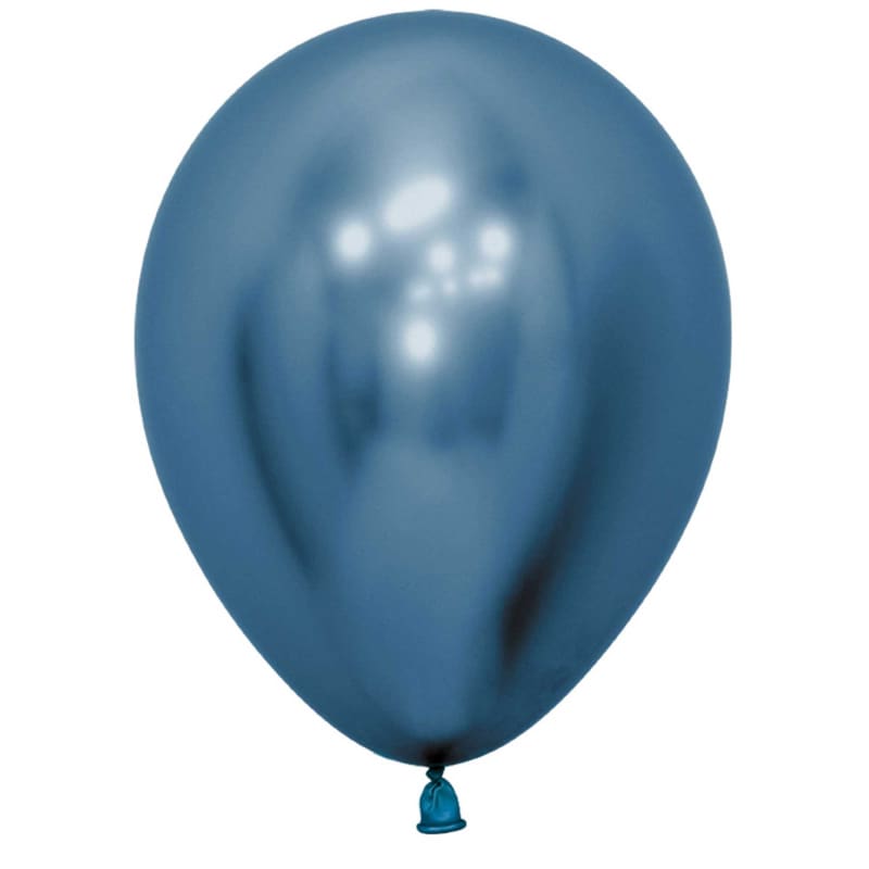 Balloons 12cm Reflex Blue Pk50