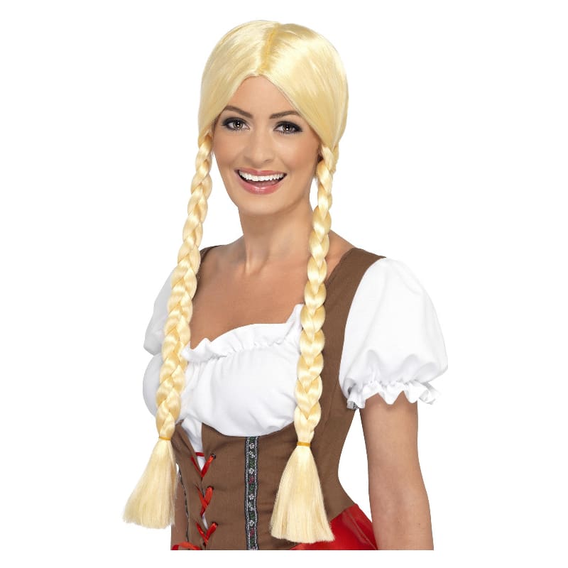 Wig Bavarian Oktoberfest Long Blonde