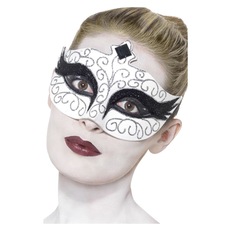 Mask Gothic White Swan