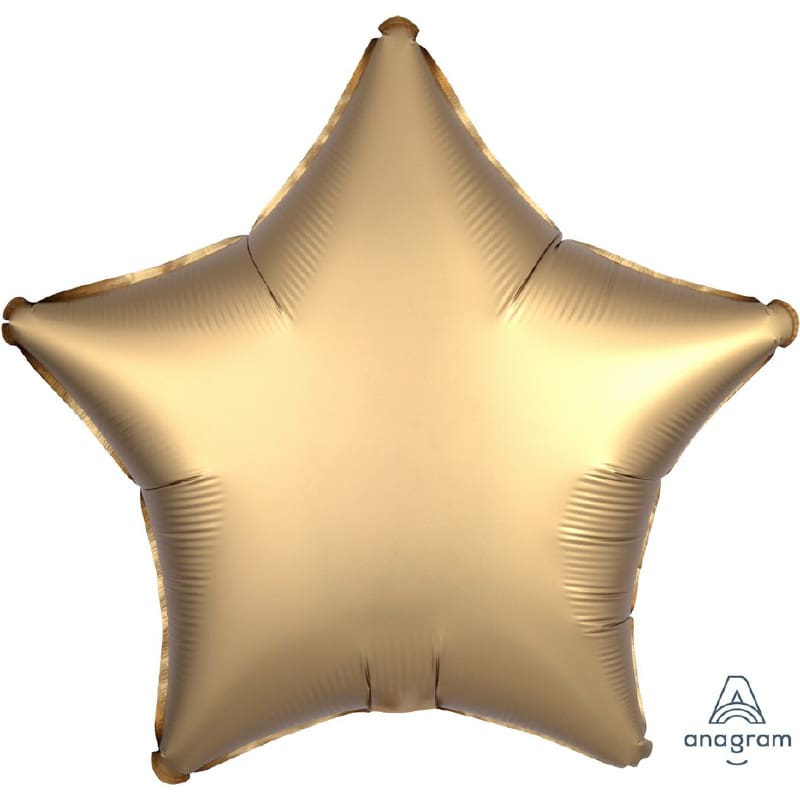 Foil 45cm Star Satin Gold
