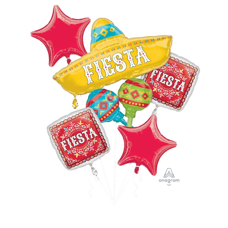 Foil Shape Bouquet Fiesta Papel Picado