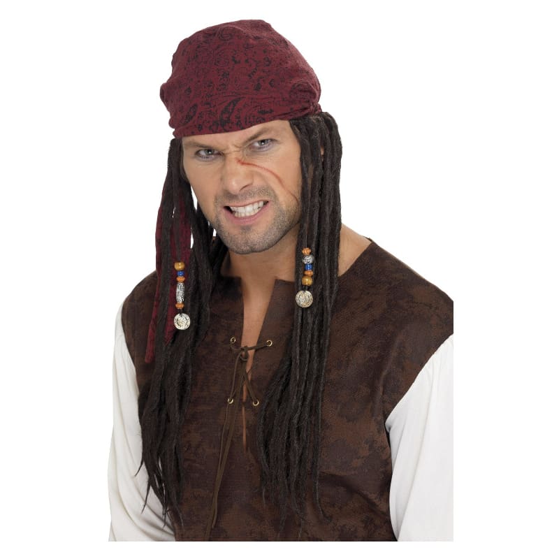 Wig Pirate Dread Locks & Scarf