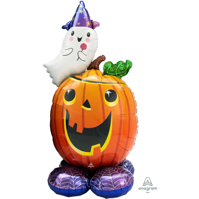 Foil Airloonz Pumpkin & Ghost DNR