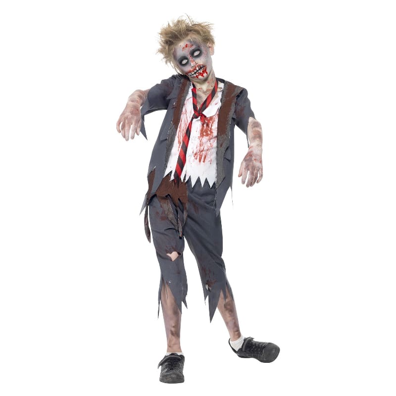 Costume Child Zombie School Boy M
