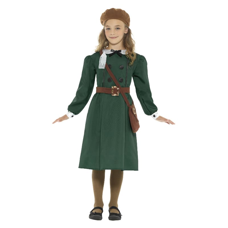Costume Child WW2 Evacuee Girl M