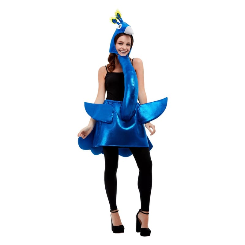 Costume Adult Peacock Blue OS