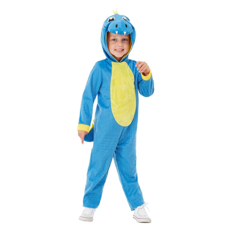 Costume Child Toddler Dinosaur Blue T1