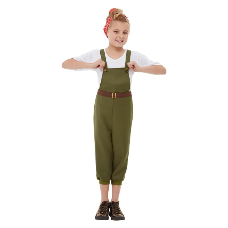 Costume Child WW2 Little Land Girl M DNR