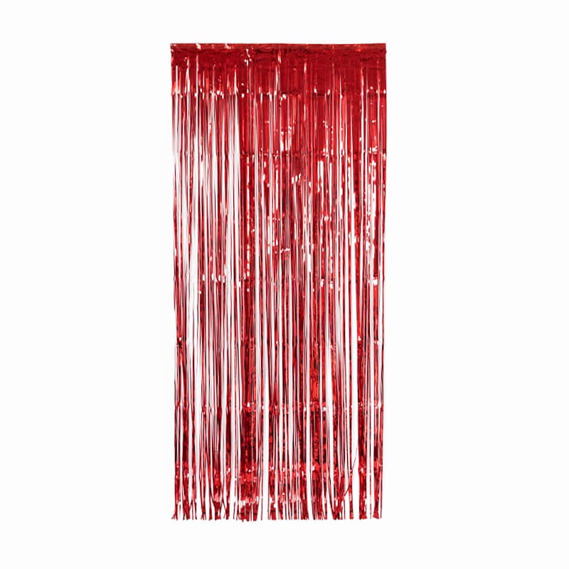 Foil Curtain Red 90cm x 200cm