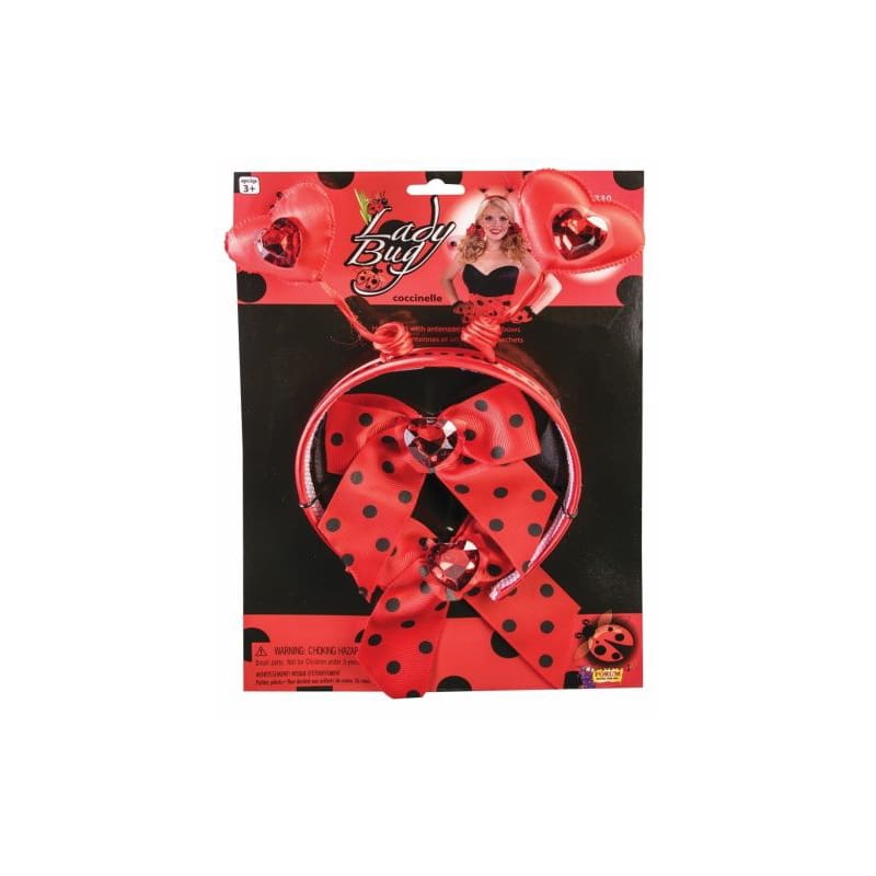 Dress Up Kit Lady Bug Headband Bows NLA