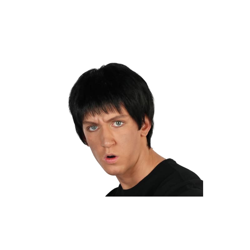 Wig Kung Fu Fighter Black Premium