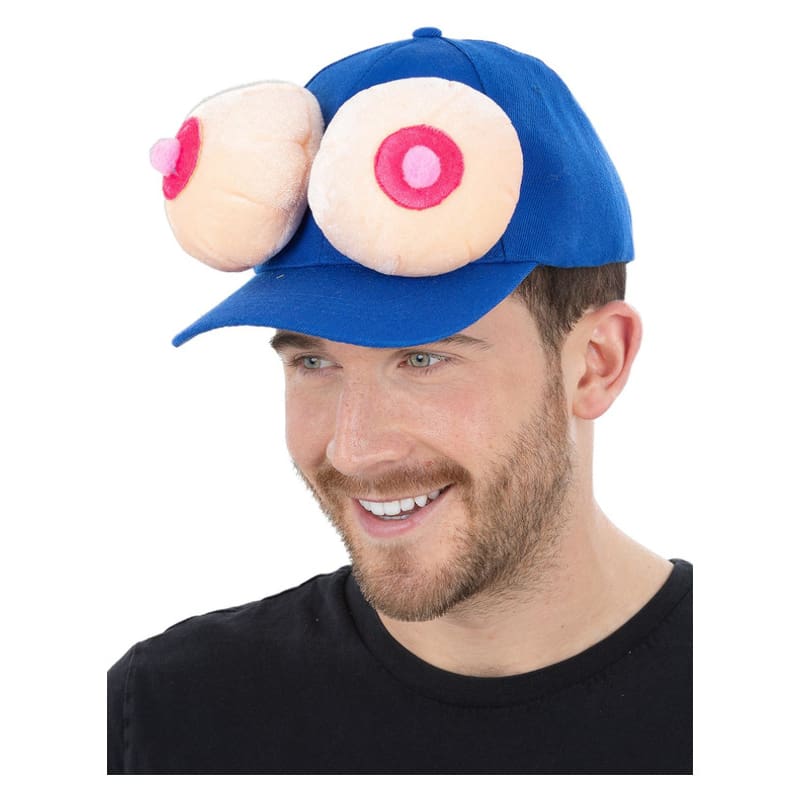 Hat Cap Boobs Blue