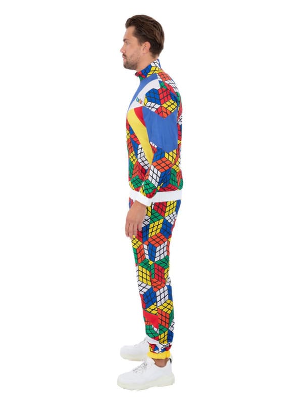 Costume Adult Rubiks Cube Tracksuit | Party Time Online