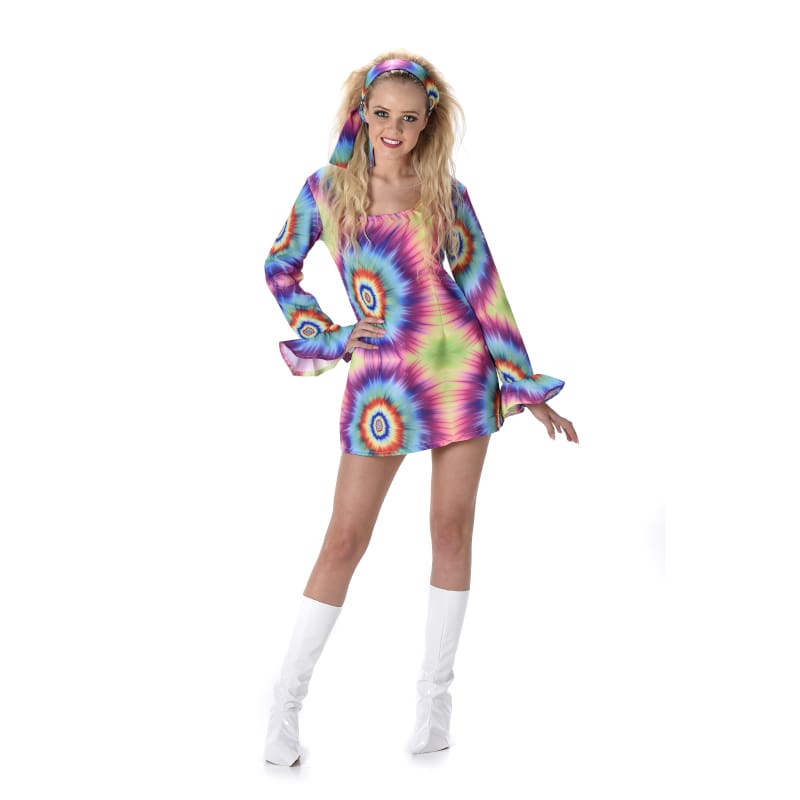 Costume Adult Tie Dye Dress M