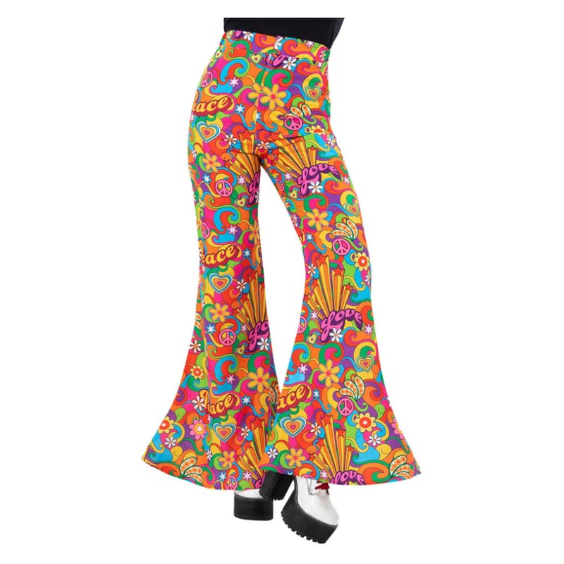 Costume Adult Flared Trousers Hippie M