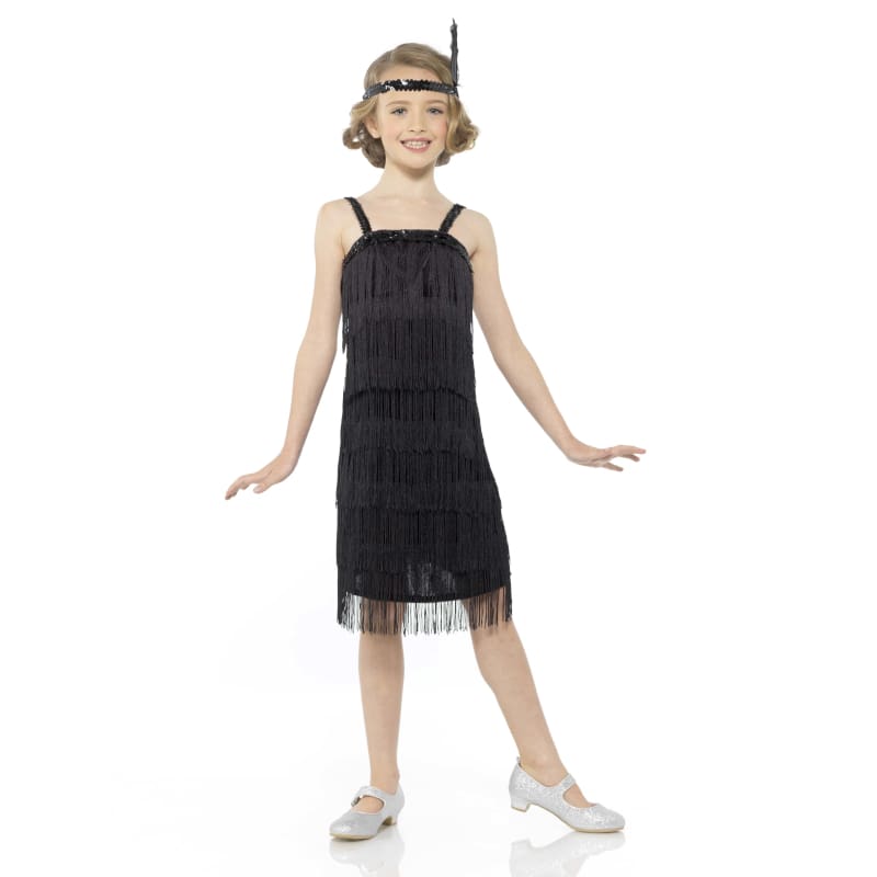 Costume Child Flapper Black M