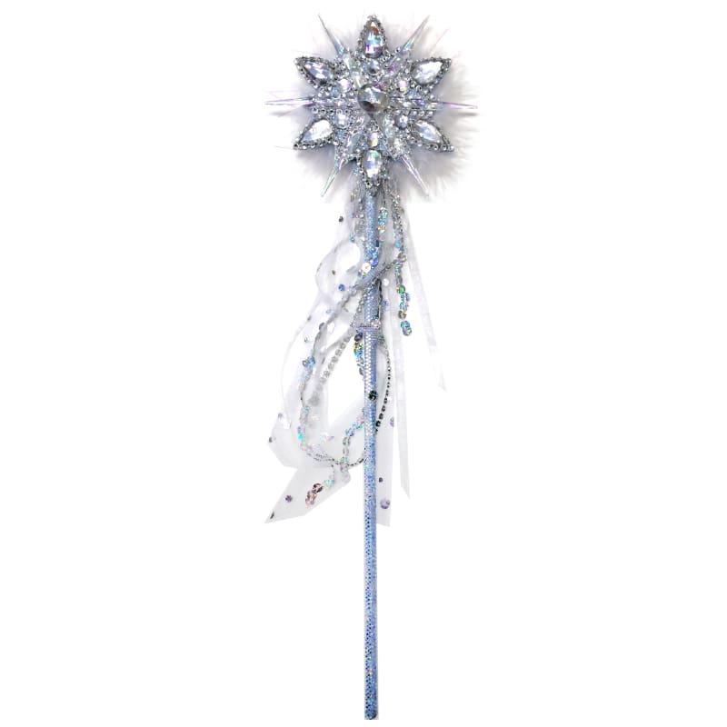 Wand Snowflake with Feather