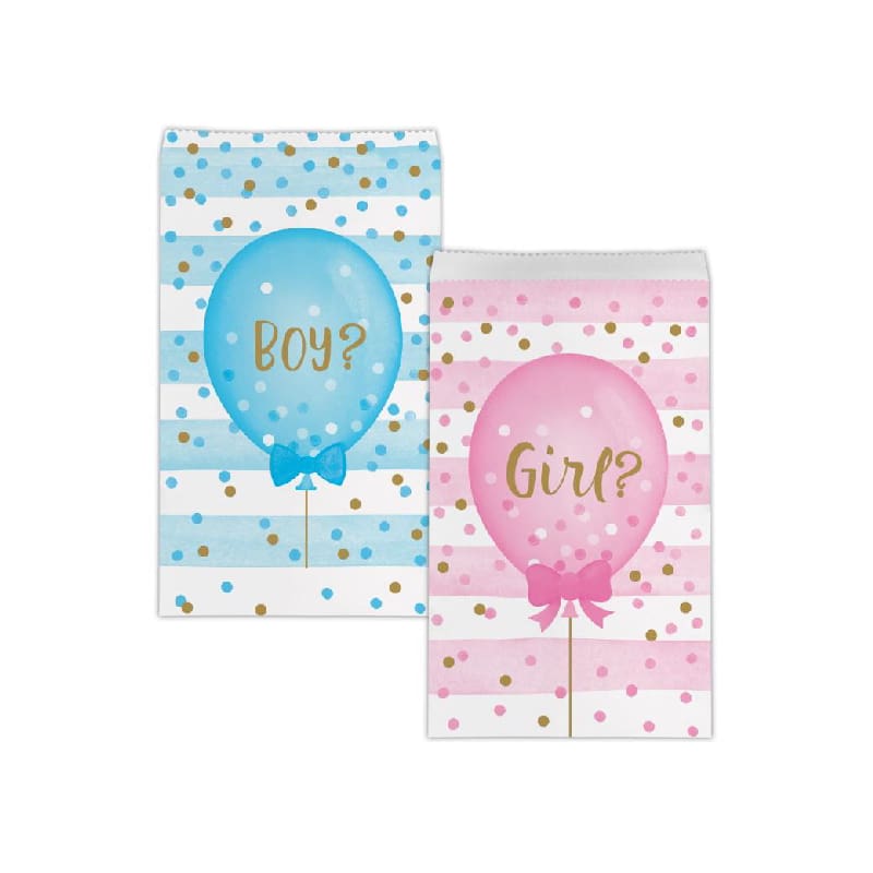 Treat Bags Gender Reveal Pk10 DNR