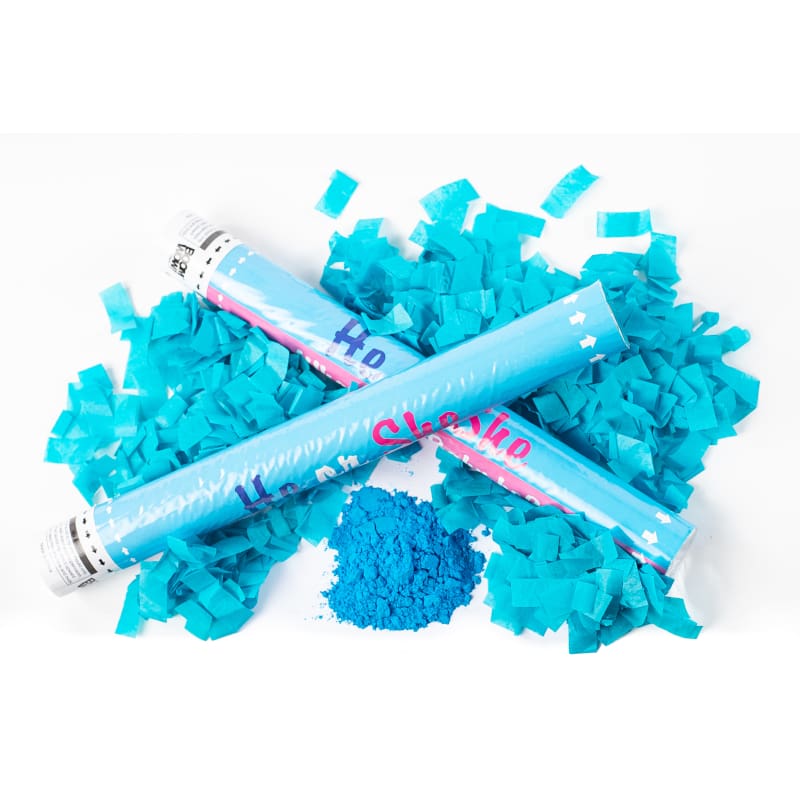 Twist Popper Reveal Boy Confetti Holi