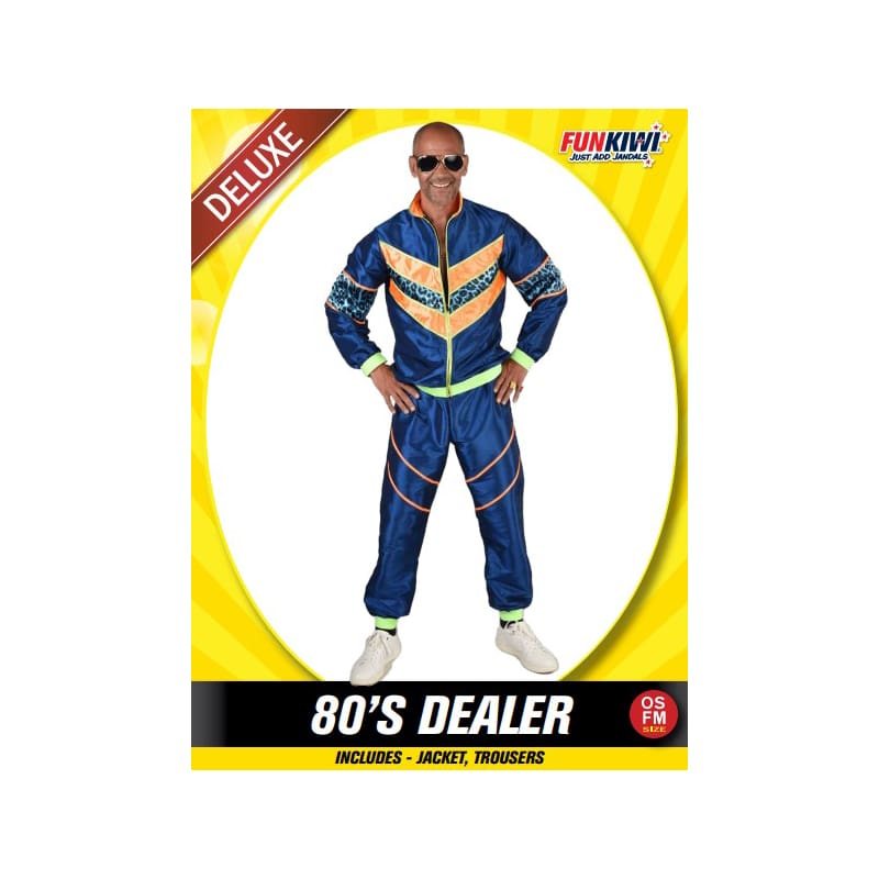 Costume Adult 80's Dealer Jumpsuit