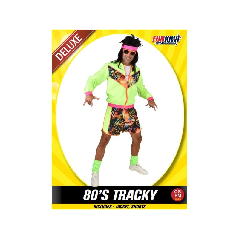Costume Adult 80's Tracky Neon