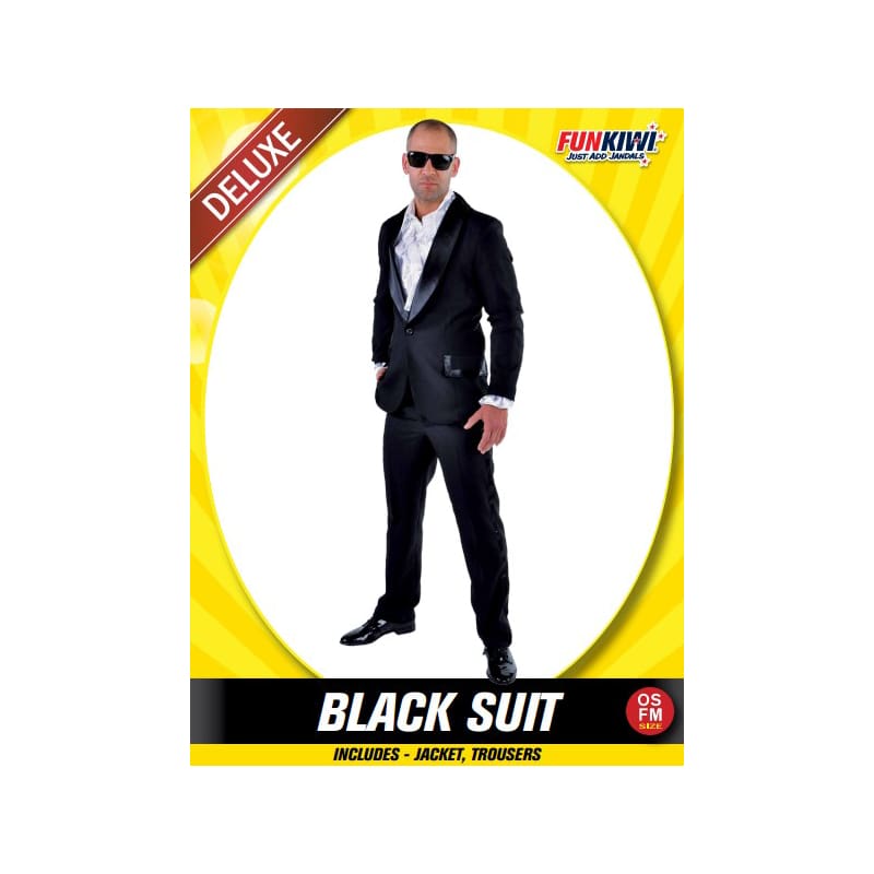 Costume Adult Black Suit