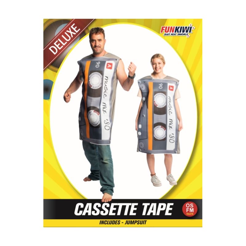 Costume Adult Cassette Tape
