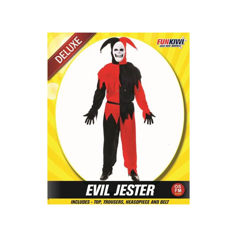 Costume Adult Jester Evil
