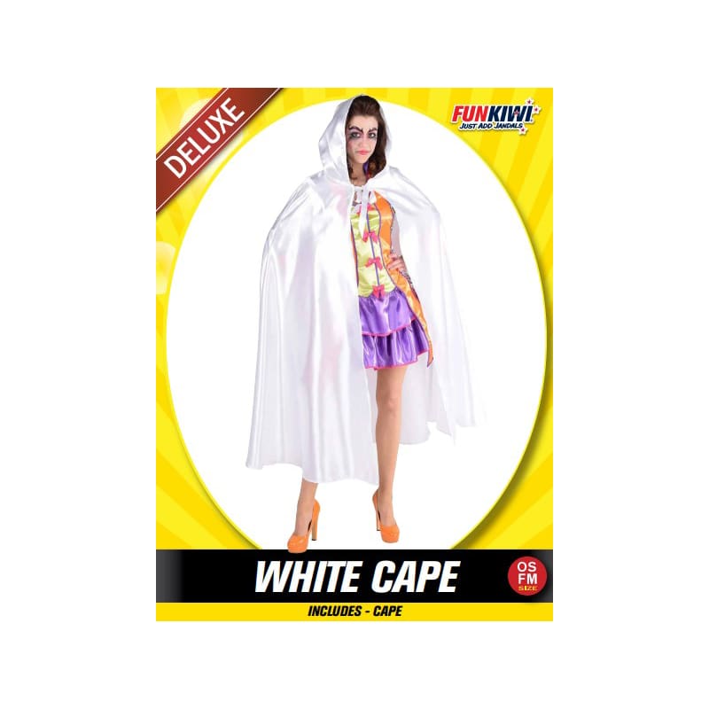 Costume Adult Cape White
