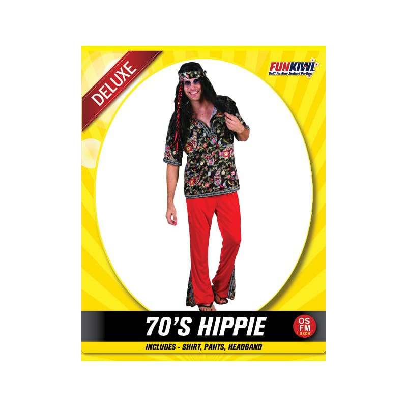 Costume Adult 70's Hippie Man