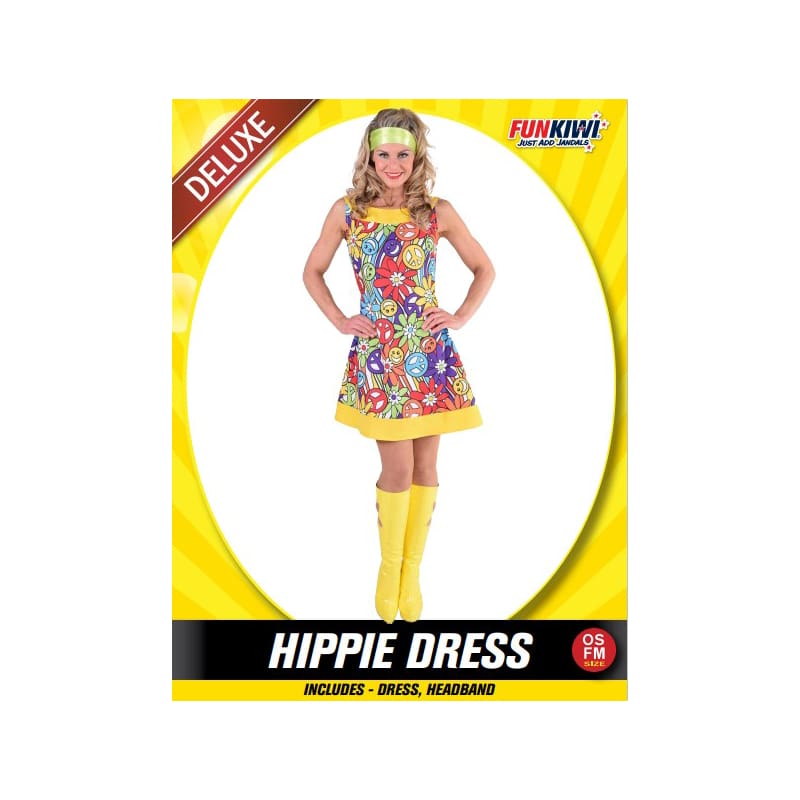 Costume Adult Hippie Dress Peace