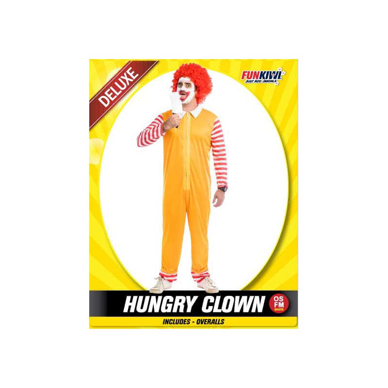 Costume Adult Clown Hungry Evil