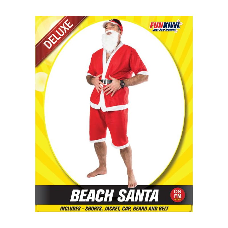 Costume Adult Casual Beach Santa