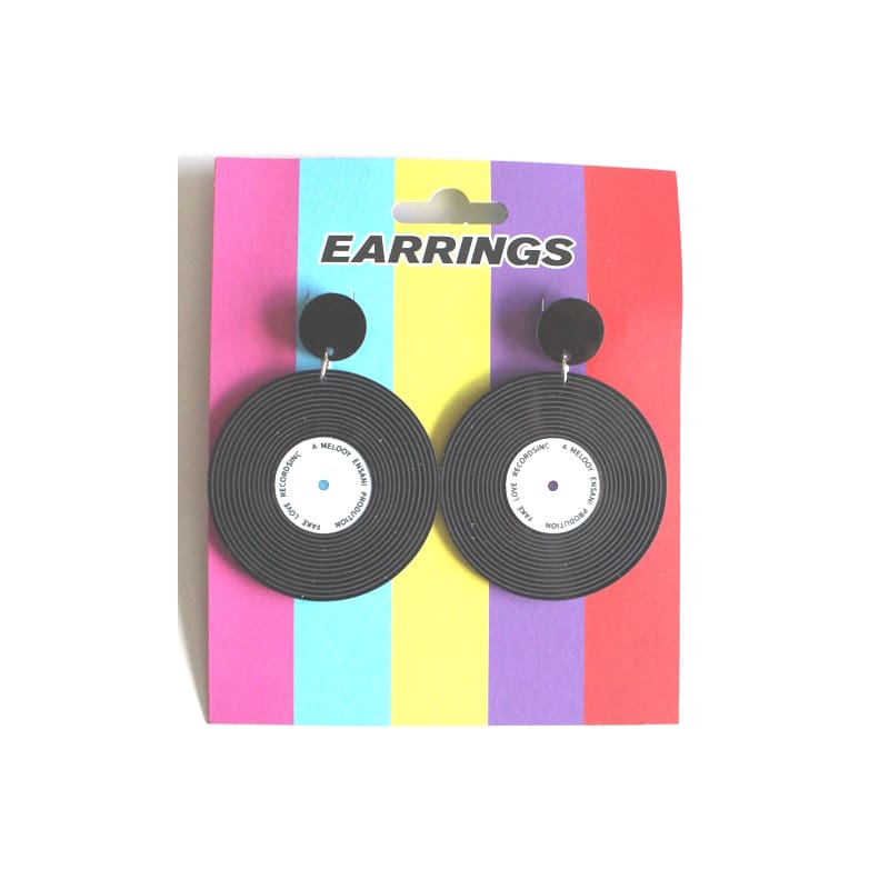 Earrings Records Pk2