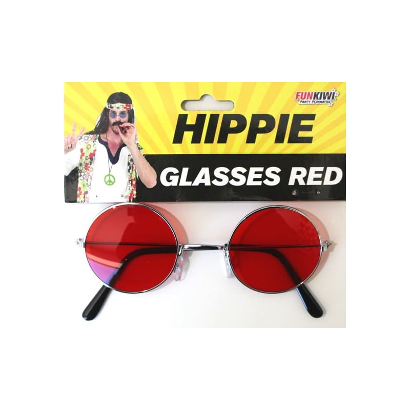 Glasses Hippie Lennon Red