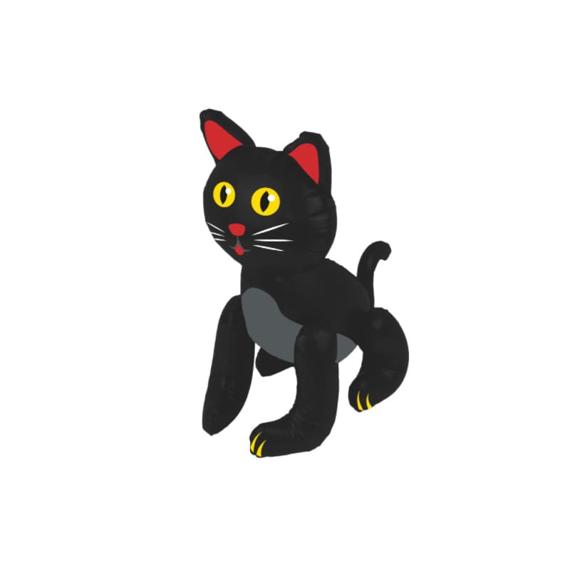 Inflatable Cat Black