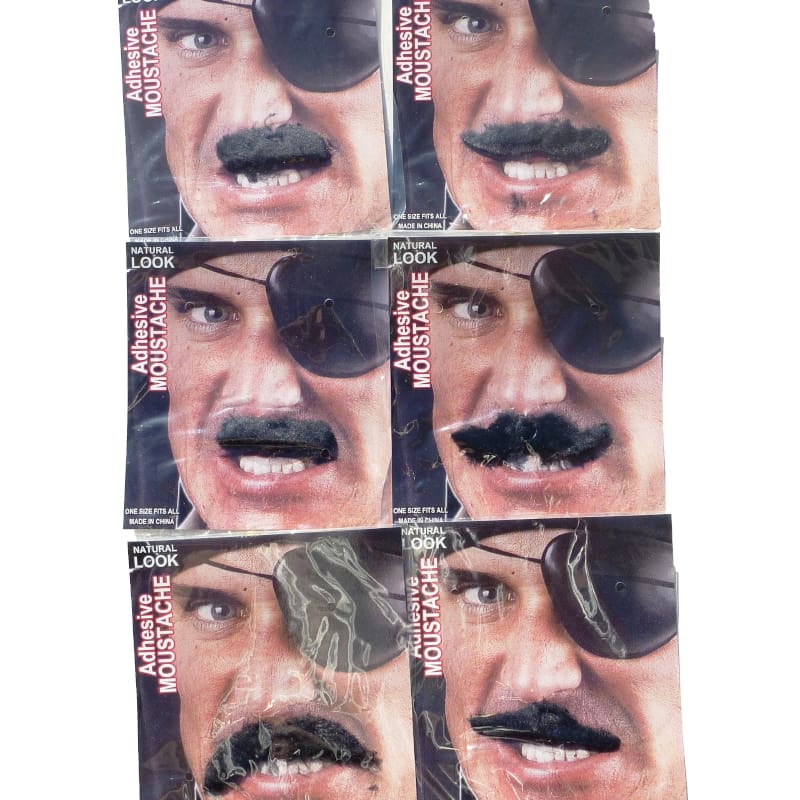 Moustache Black Assorted NLA