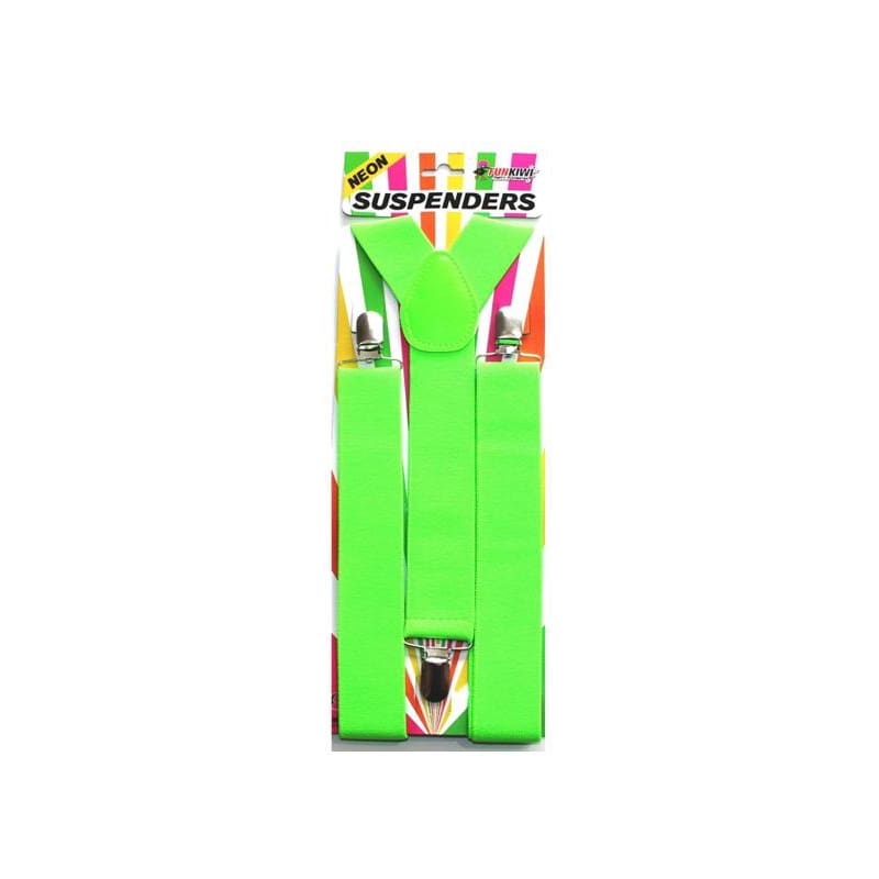 Suspenders Neon Green