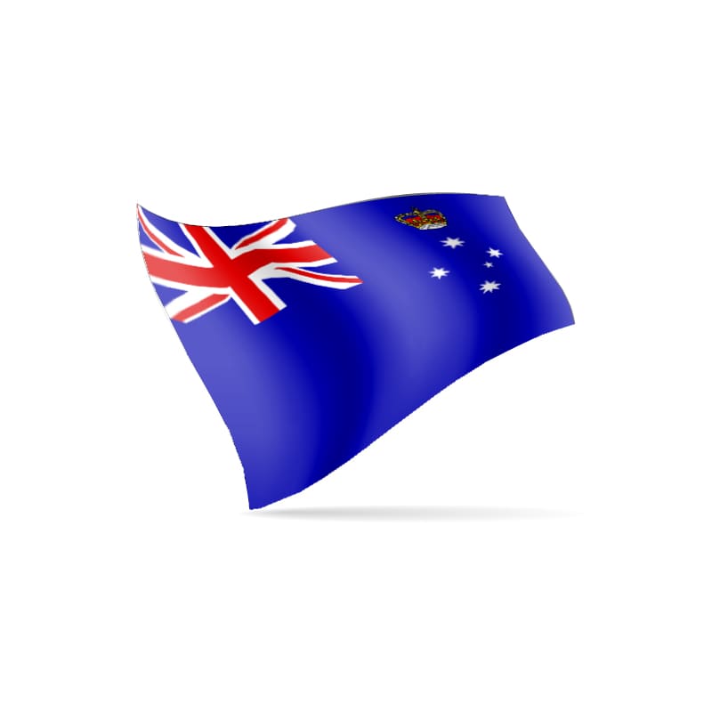 Large Flag Victoria 90cm x 150cm DNR