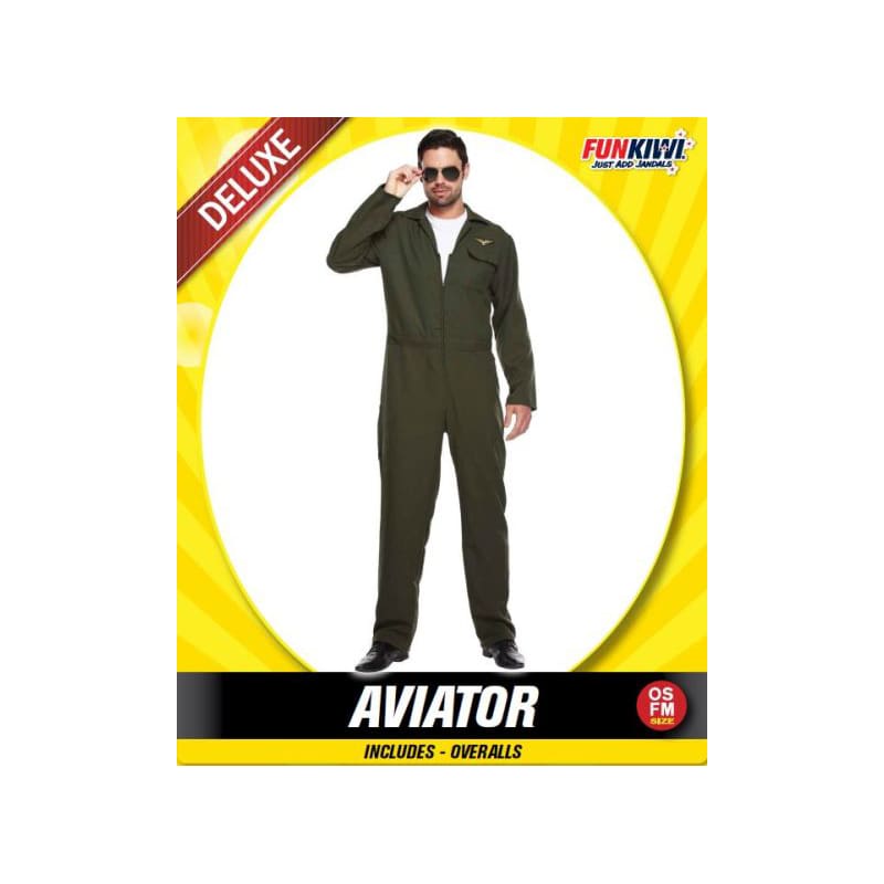 Costume Adult Top Gun Aviator Overall