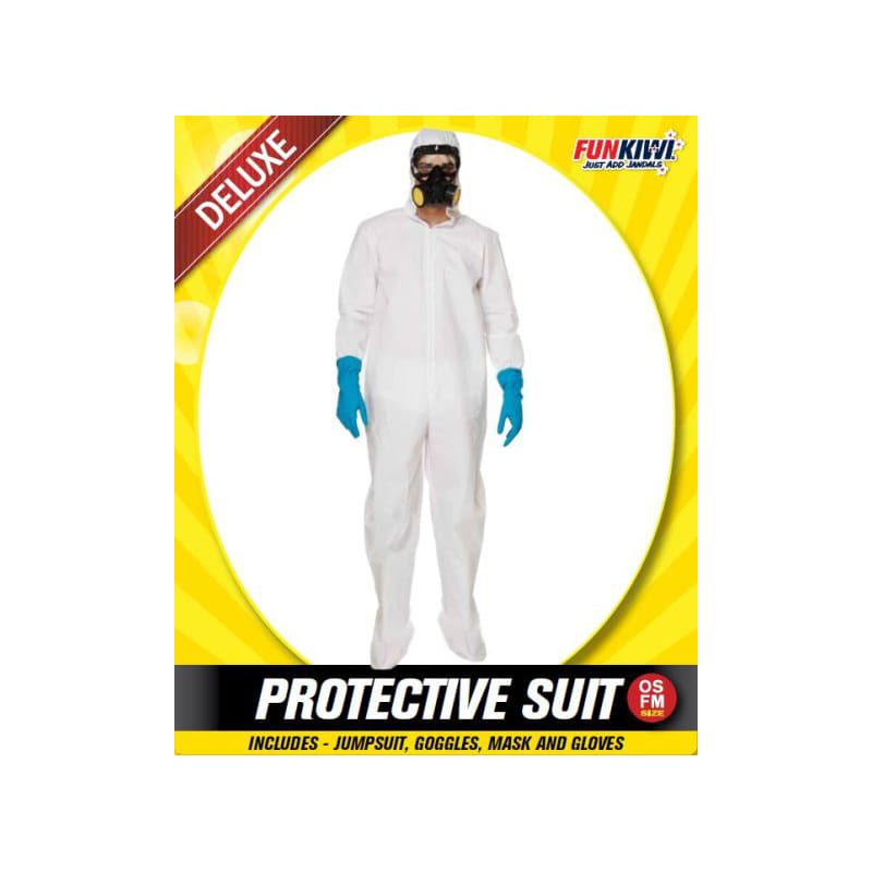 Costume Adult Protective Suit White