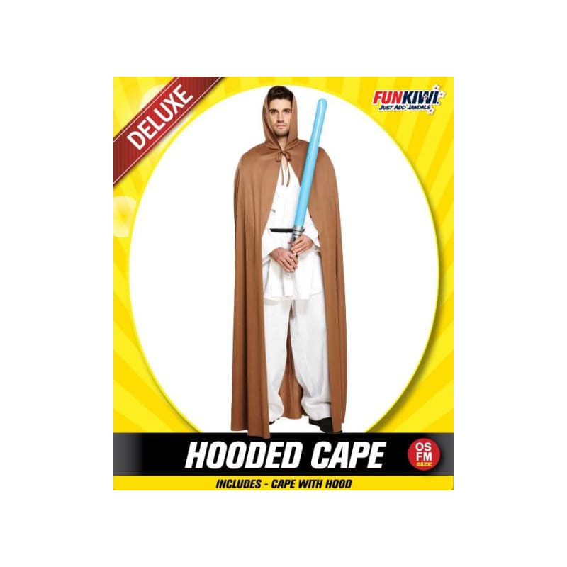 Costume Adult Robe Brown Hooded