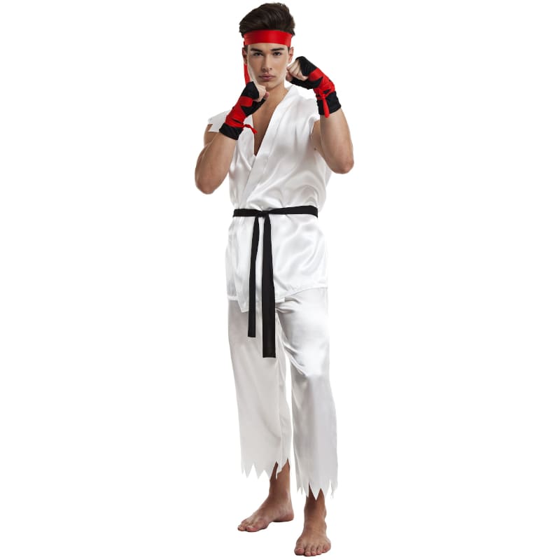 Costume Adult Karate Guy White