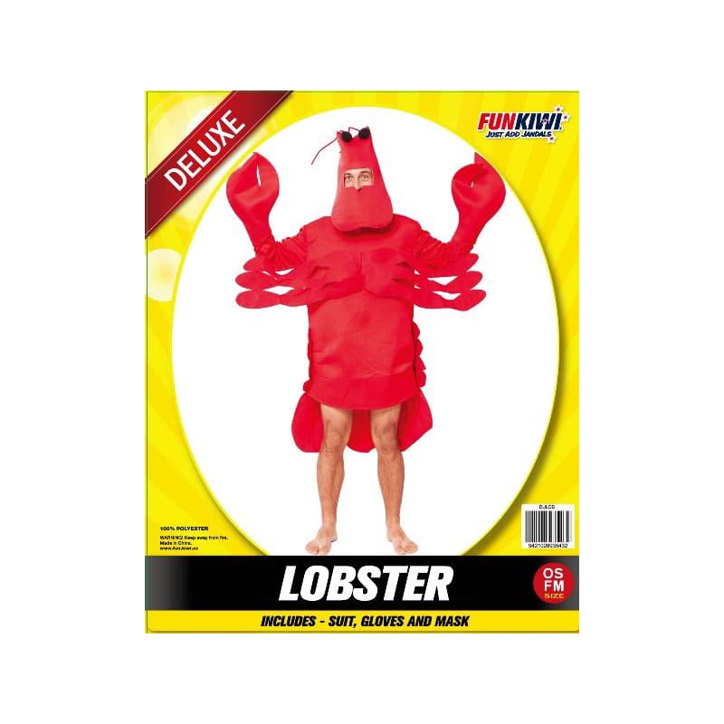 Costume Adult Lobster Red