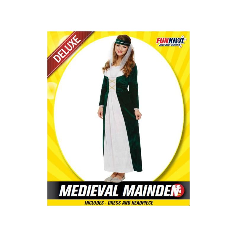 Costume Adult Medieval Maiden