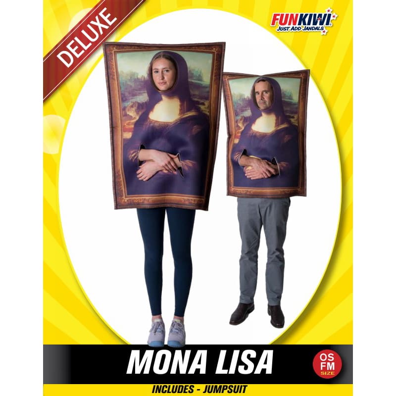 Costume Adult Mona Lisa Painting