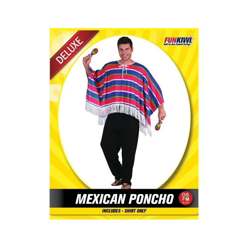Costume Adult Mexican Poncho
