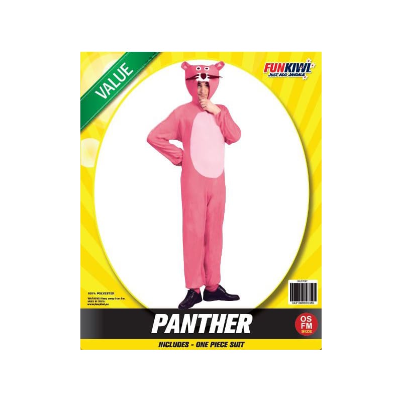 Costume Adult Pink Panther Cat