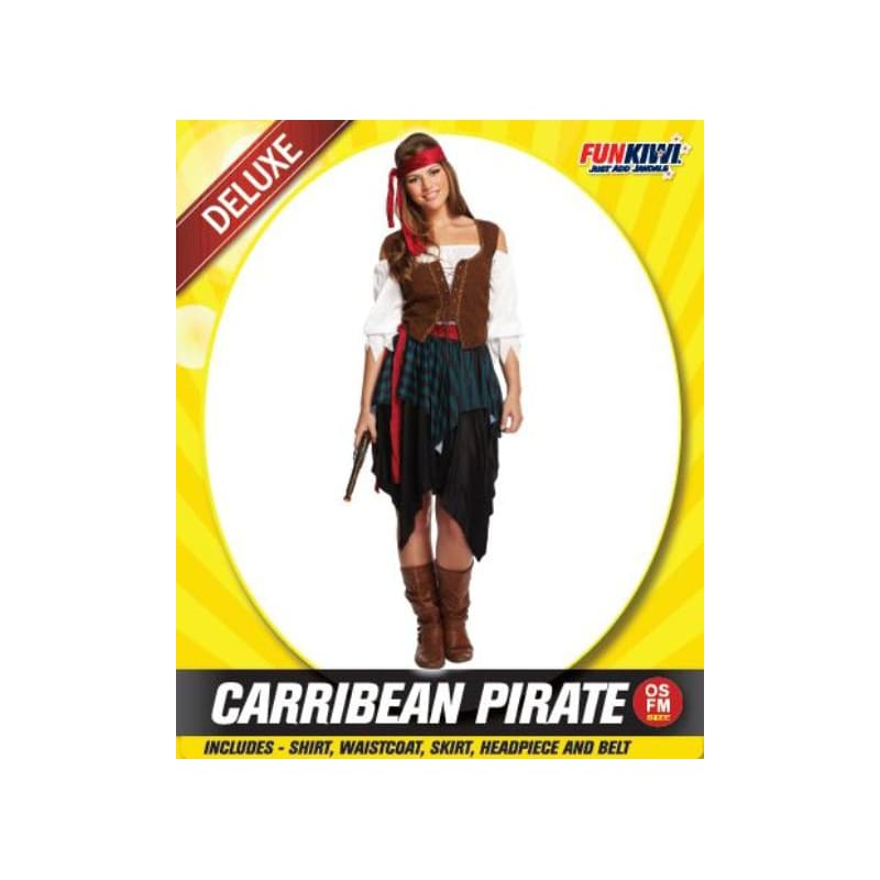 Costume Adult Pirate Carribbean Lady